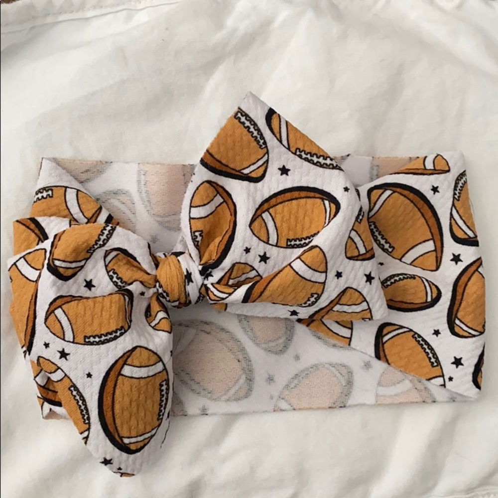 Little Lopers - “Touch Down” mini head wrap